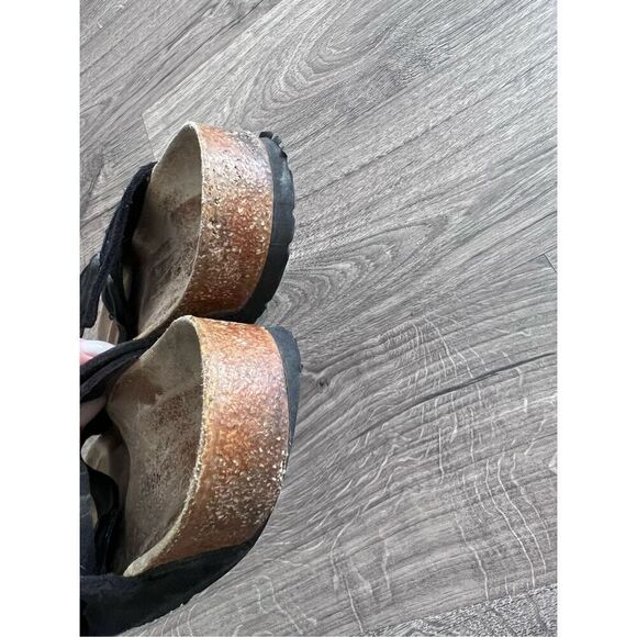 Birkenstock Arizona Soft Footbed Velvet Black  Suede Narrow Width EU Size 41 / W main image 9